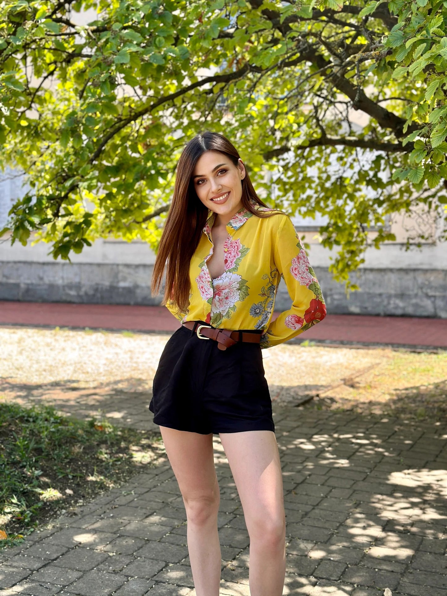 Buy Print Sheer Shirt Lucknow