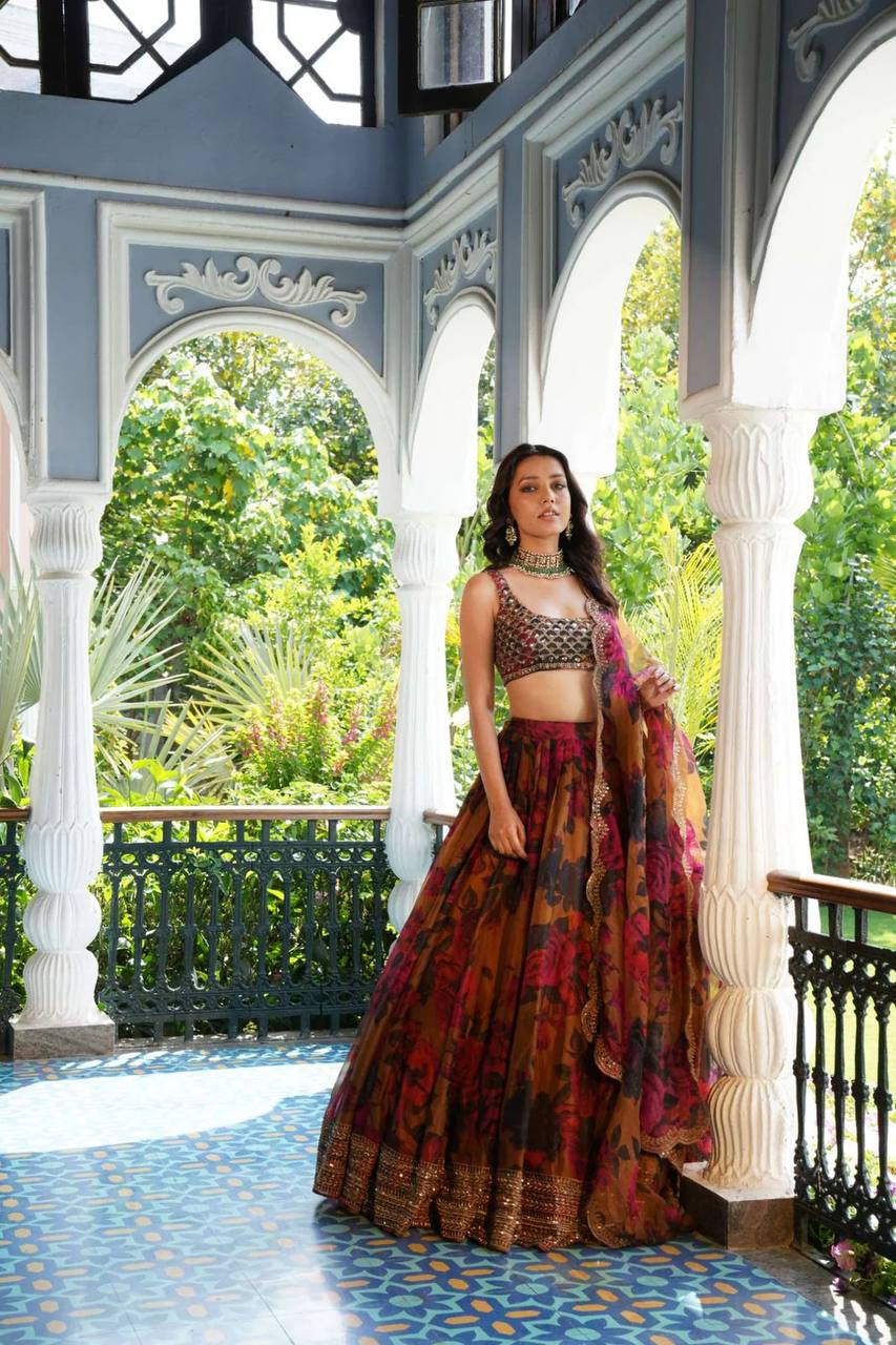 Floral Lehenga Indore