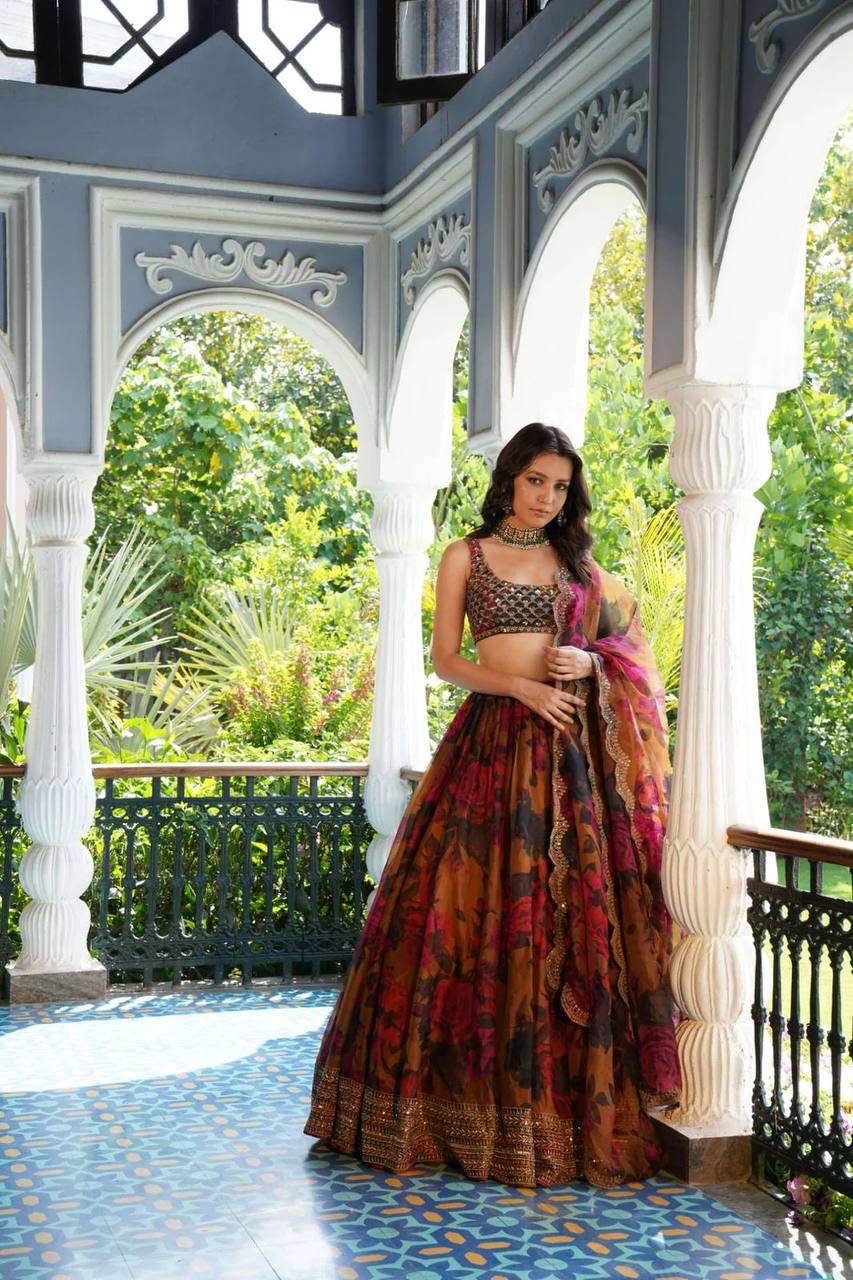 Buy Floral Lehenga