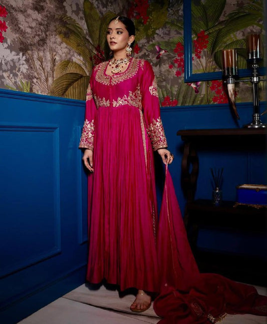 Designer Party Kurta Lehenga and Dupatta