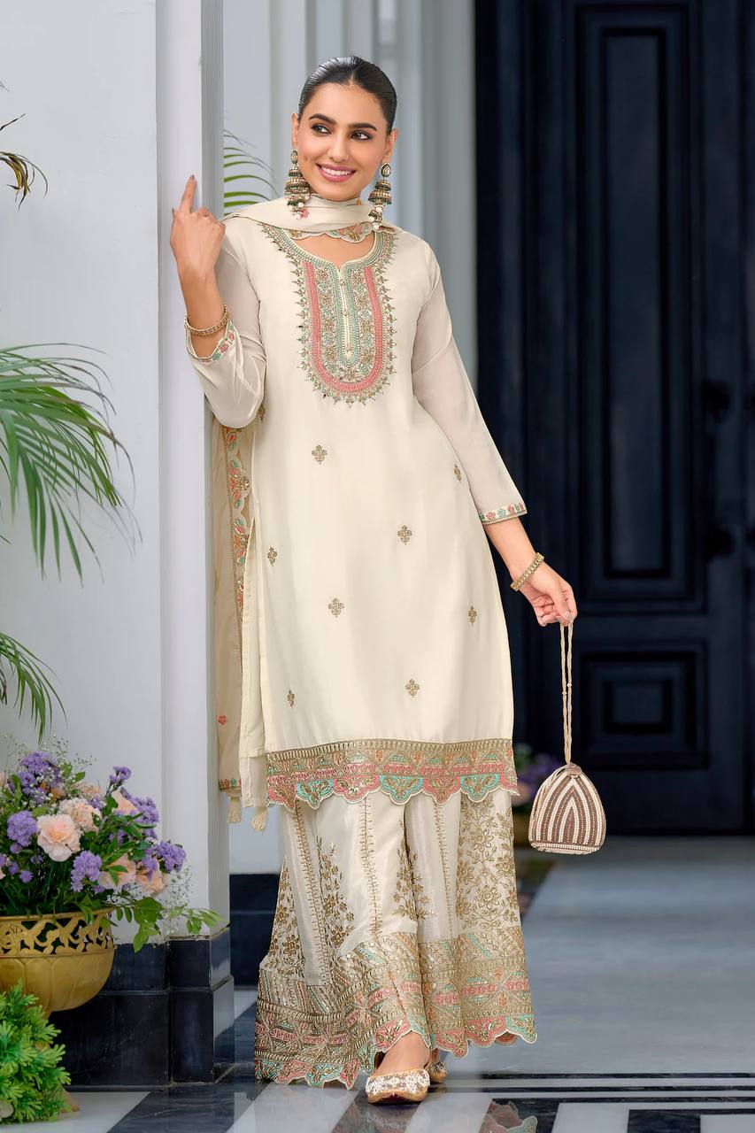 Designer Party Sharara with Dupatta