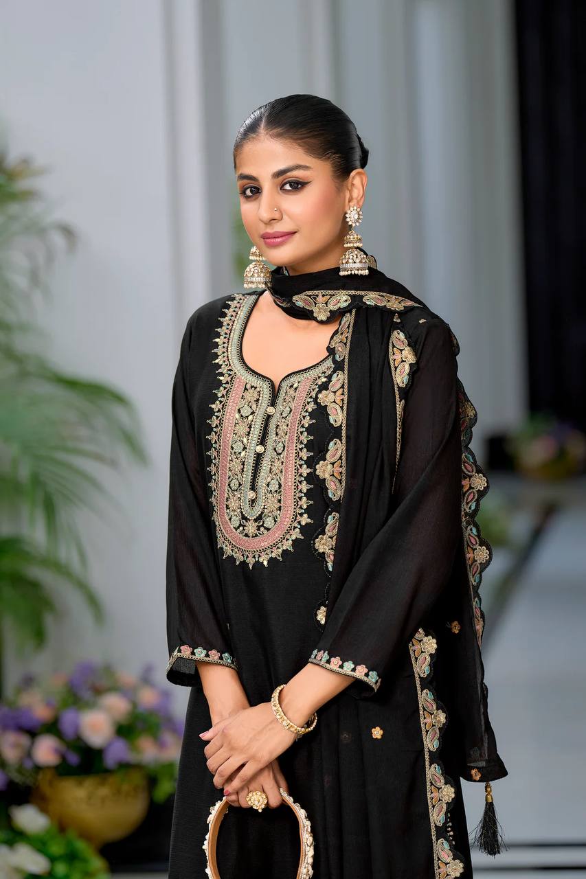 Designer Party Sharara and Dupatta
