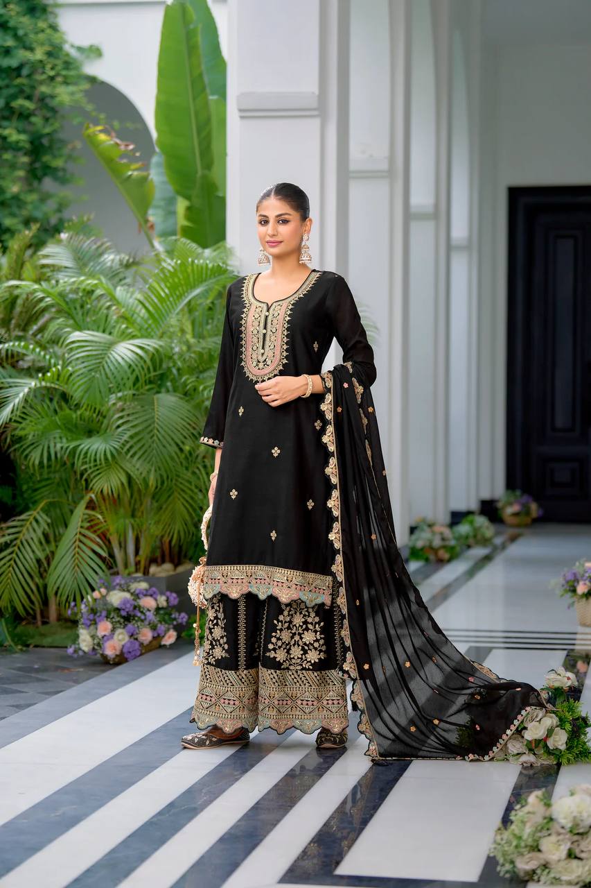 Designer Party Sharara and Dupatta