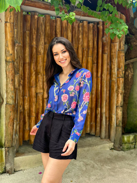 Floral Shirt Women