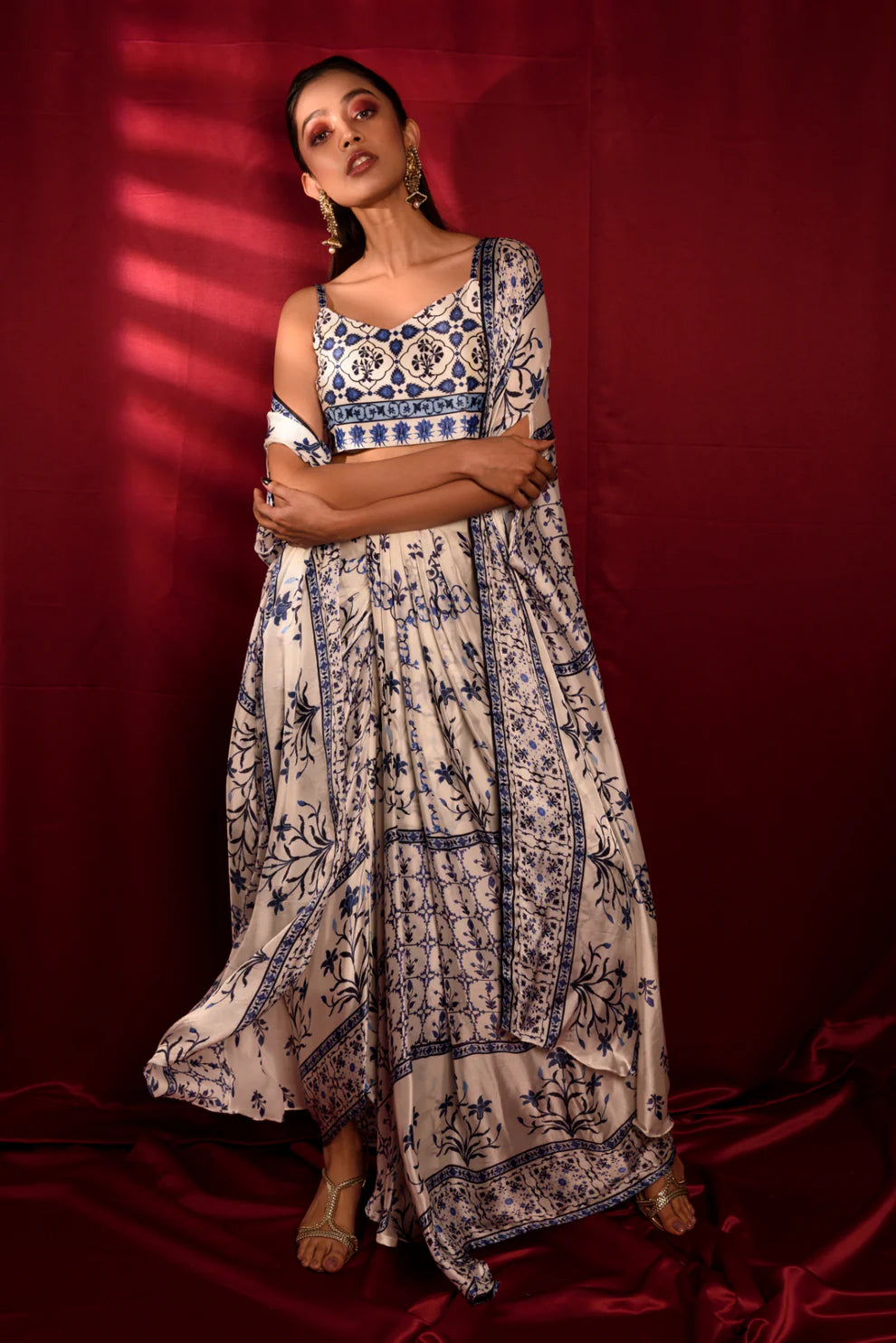 White Dhoti for Women in Delhi