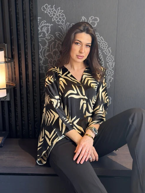 ethnic printed shirt