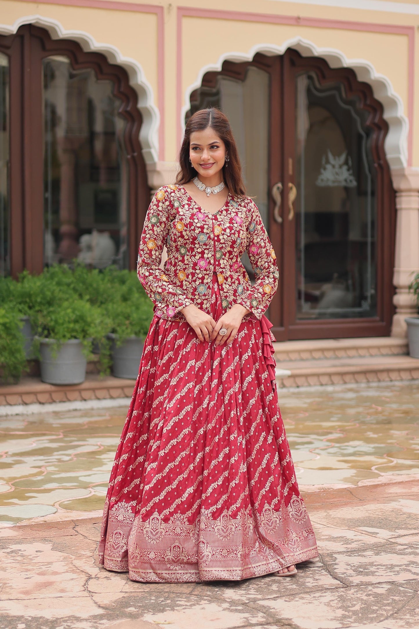 Buy Peplum Lehenga