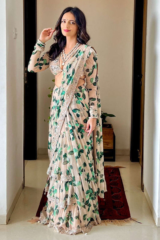 Buy Gorgette Saree Indore