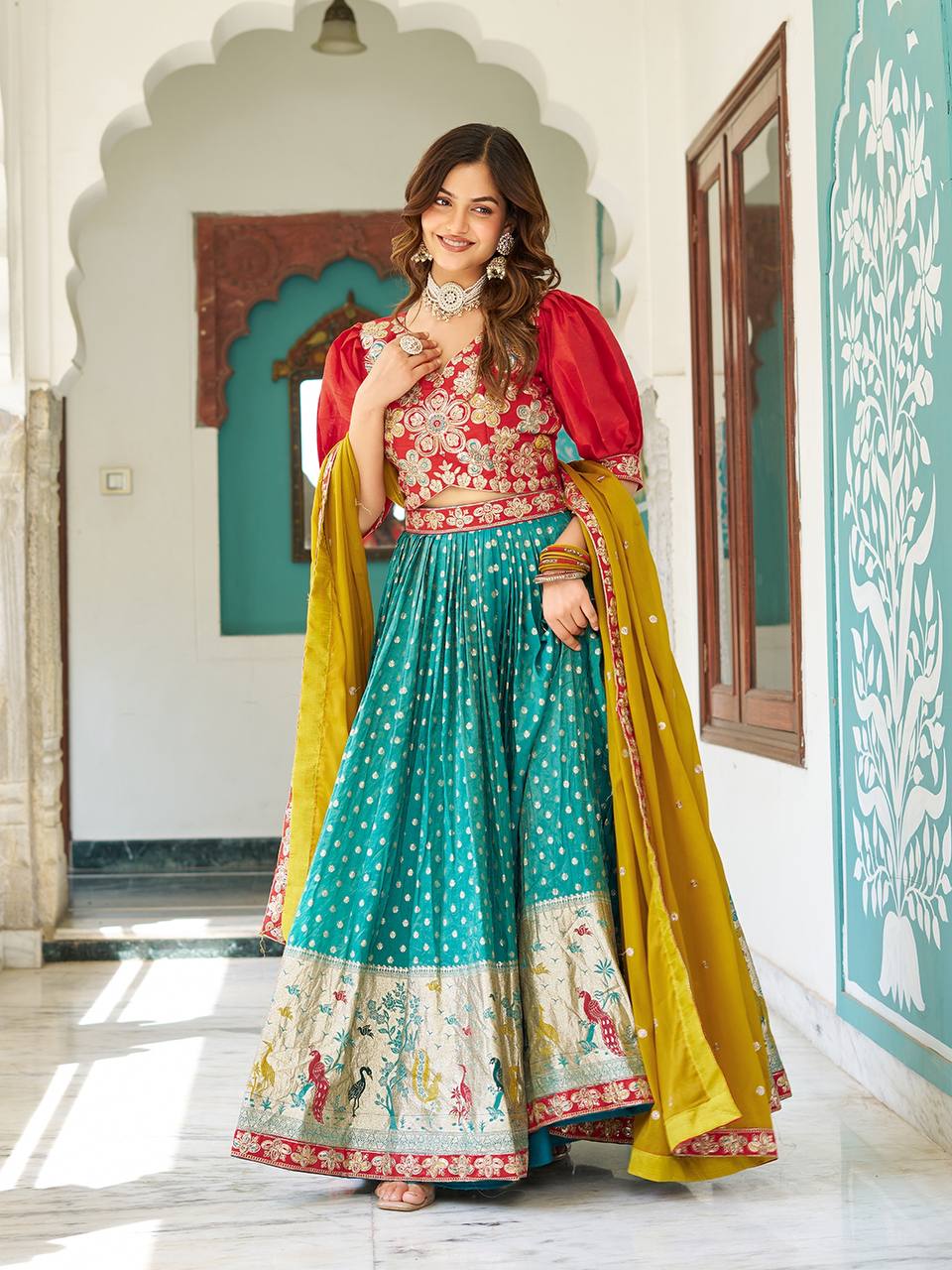 Buy Multicolor Lehenga Indore