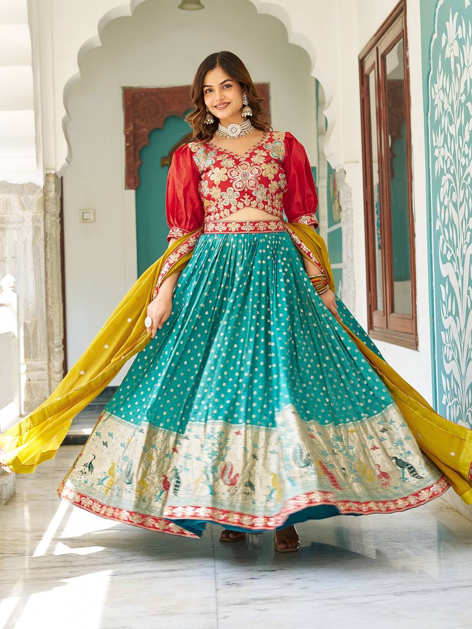 Multicolor Lehenga Indore