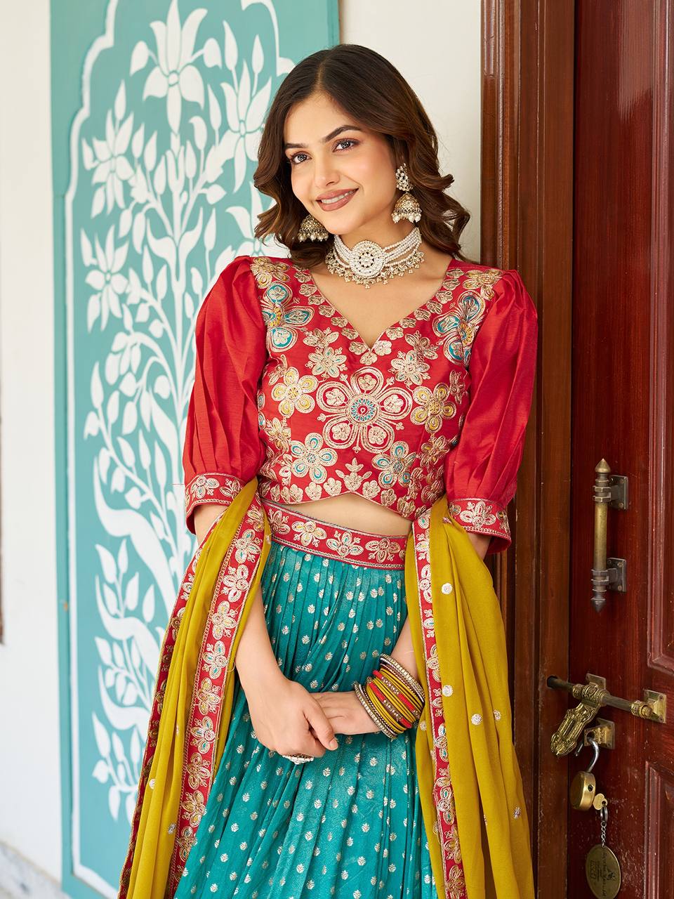 Multicolor Lehenga