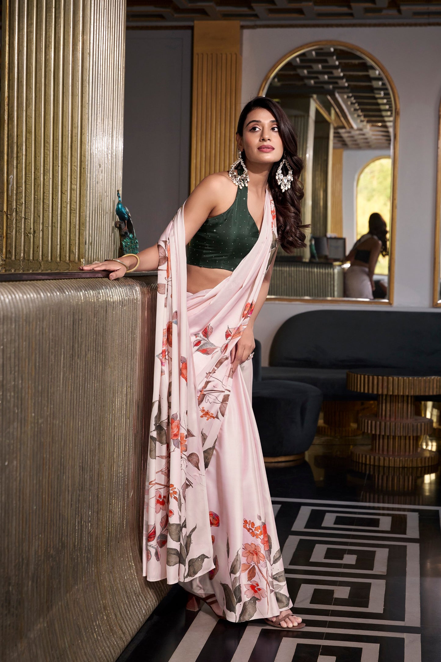 Buy multi colour Designer Saree