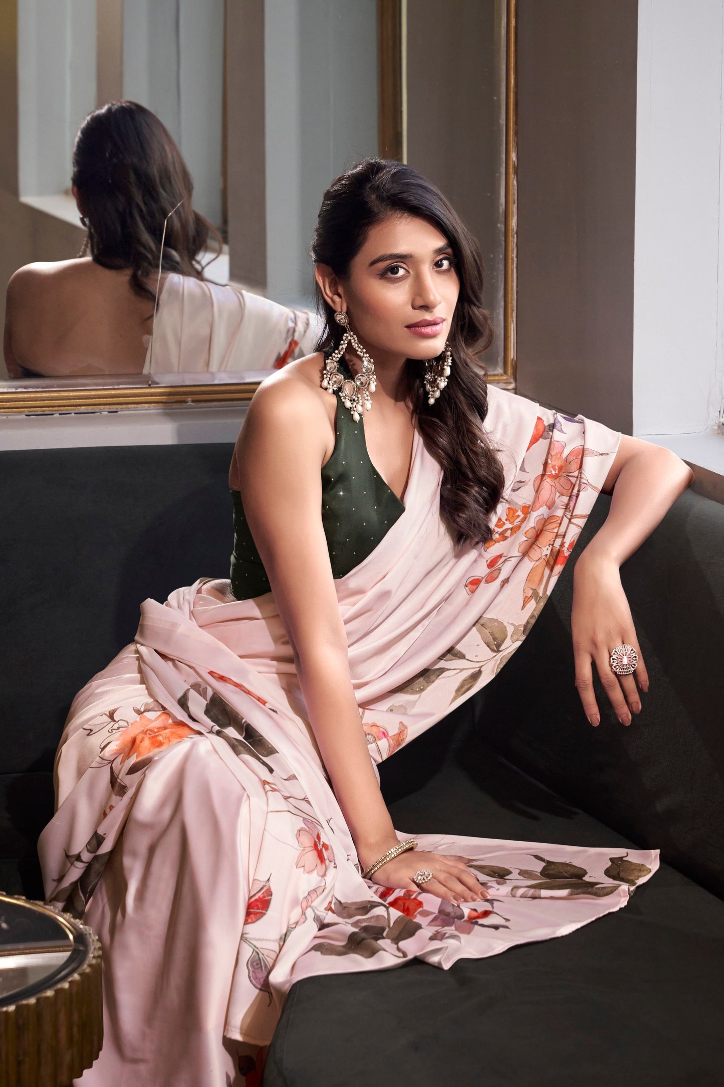Buy multi colour Designer Saree Bengaluru