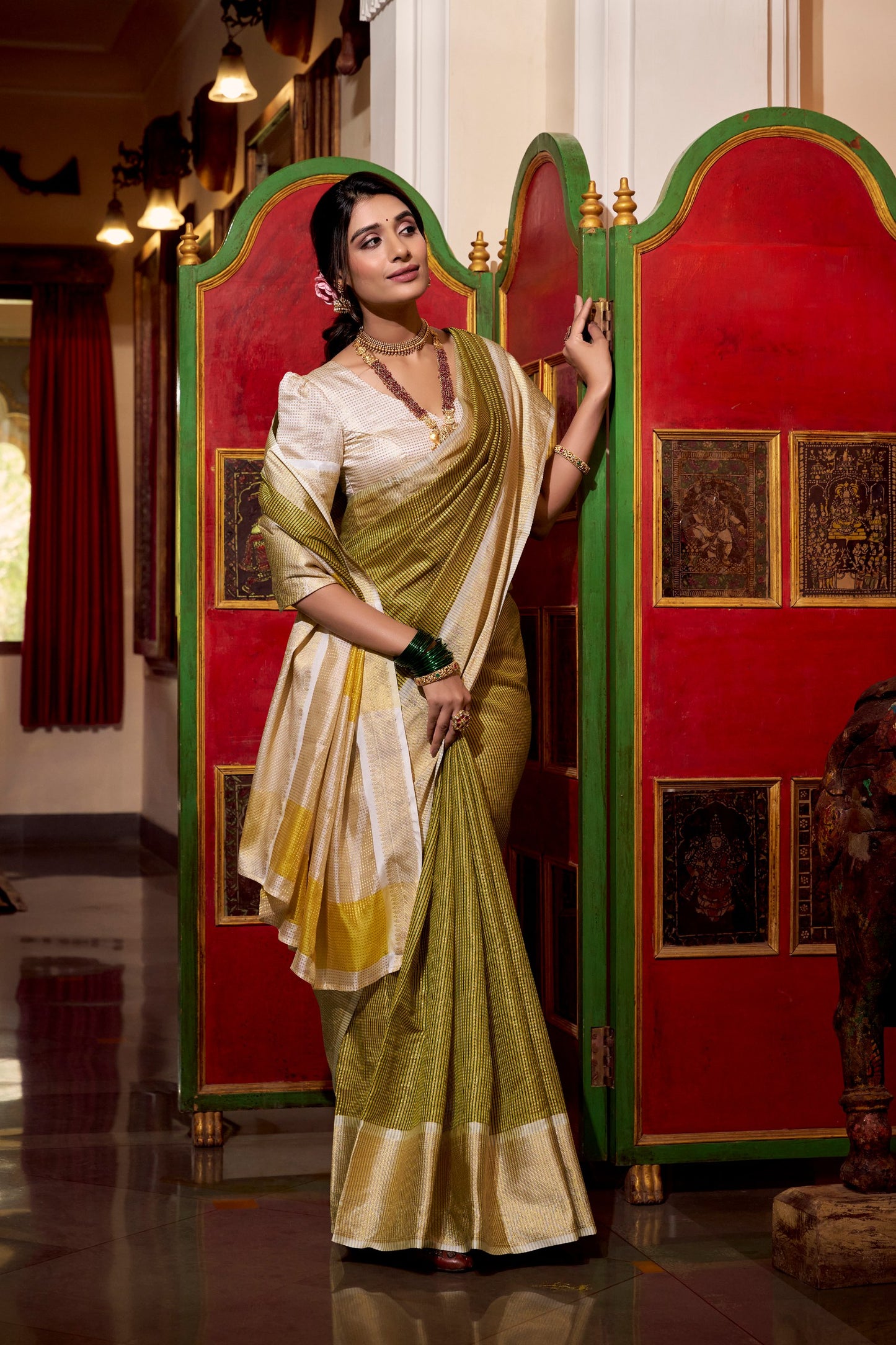 multi colour Designer Saree