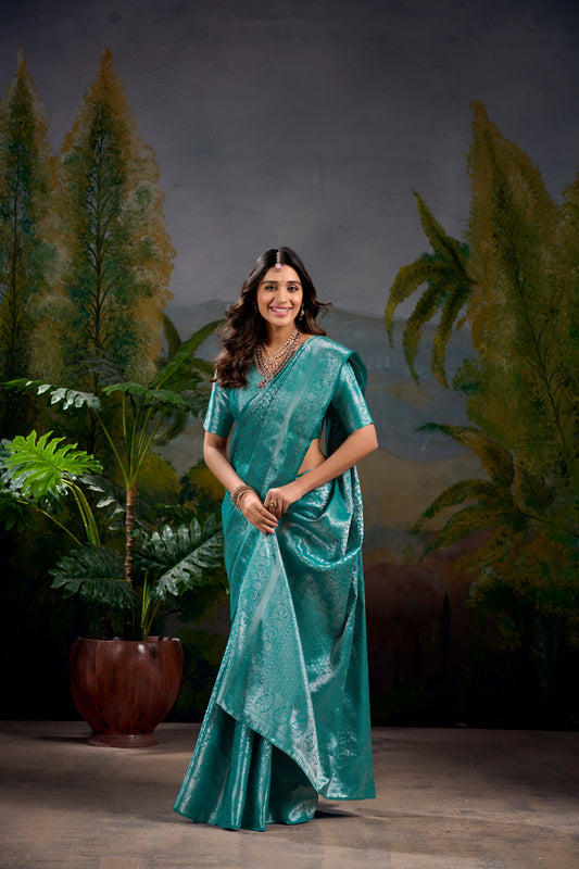 Buy RAMA Colour Designer Saree Bengaluru