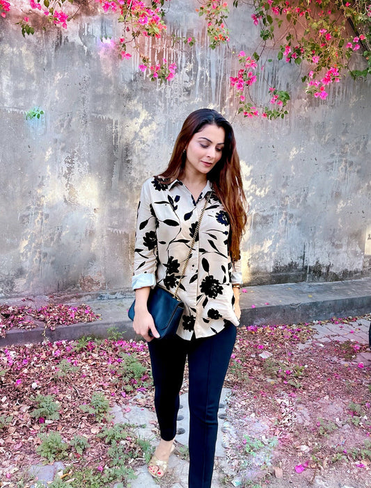 Buy white sheer shirt Lucknow