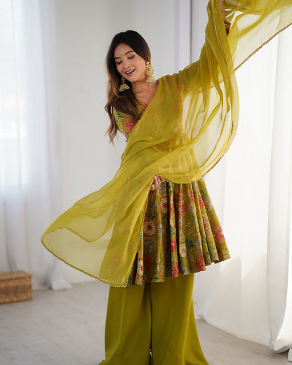HEAVY PURE SOFT ROMANSILK CHANDERI DISCHARGE PRINT FABRIC