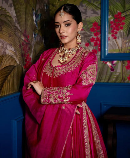 Designer Party Kurta Lehenga and Dupatta