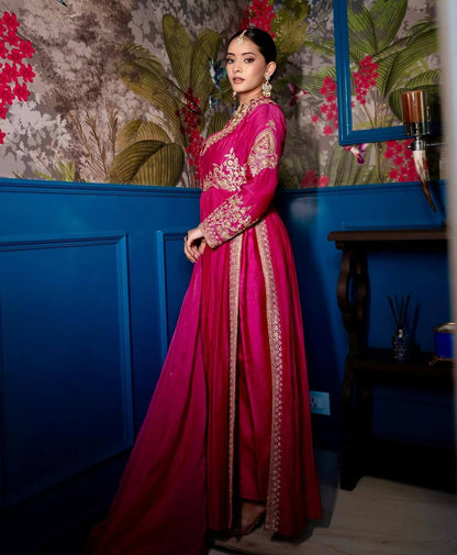 Designer Party Kurta Lehenga and Dupatta