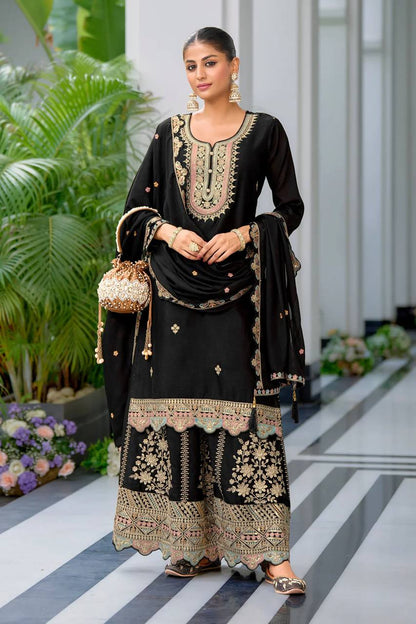 Designer Party Sharara and Dupatta