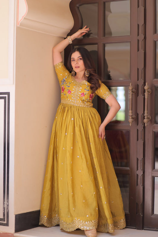 PREMIUM DESIGNER READYMADE GOWN