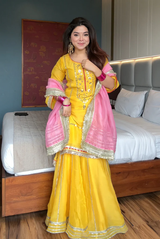 Buy Kurta Sharara Set with Dupatta Patna