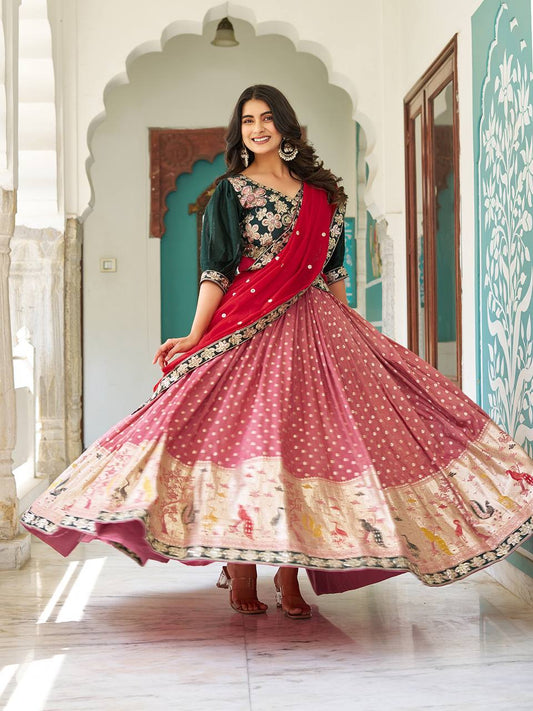 Buy Teal Lehenga Indore
